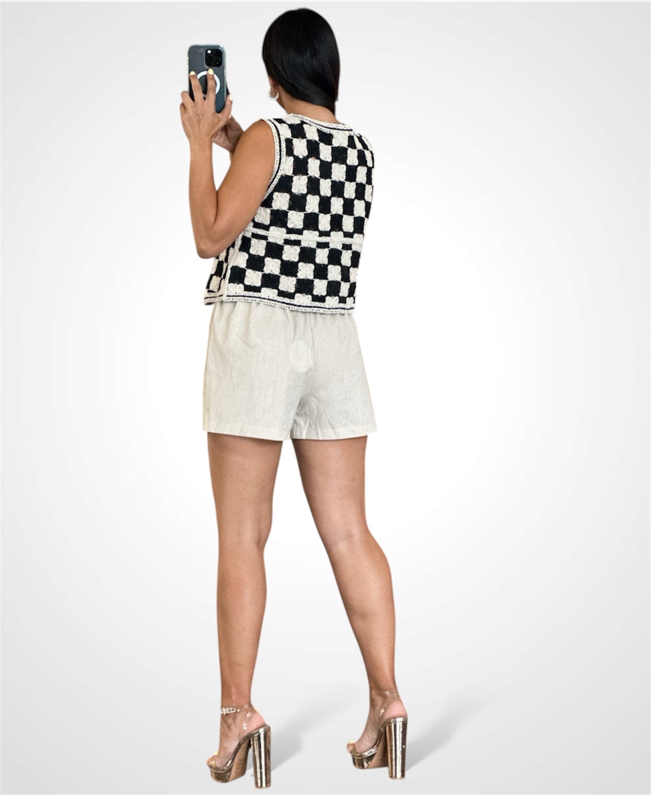 CREAM SHORT PANT•-3