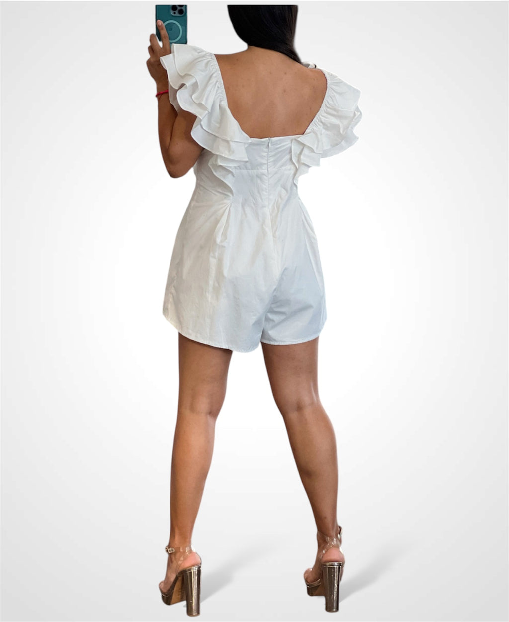 DOUBLE LAYERED SLVS ROMPER