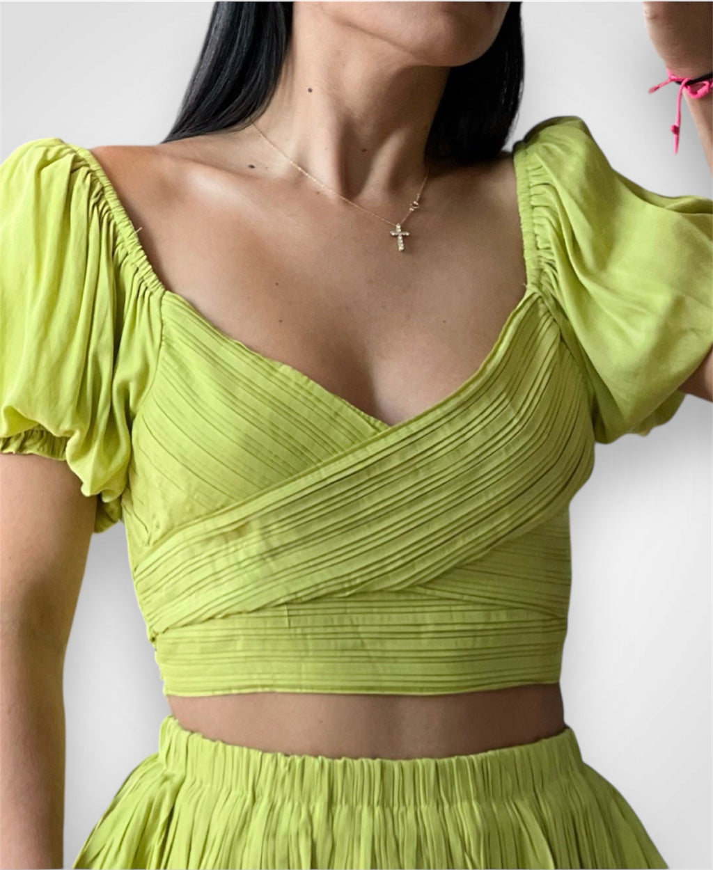 Lime Crop Top