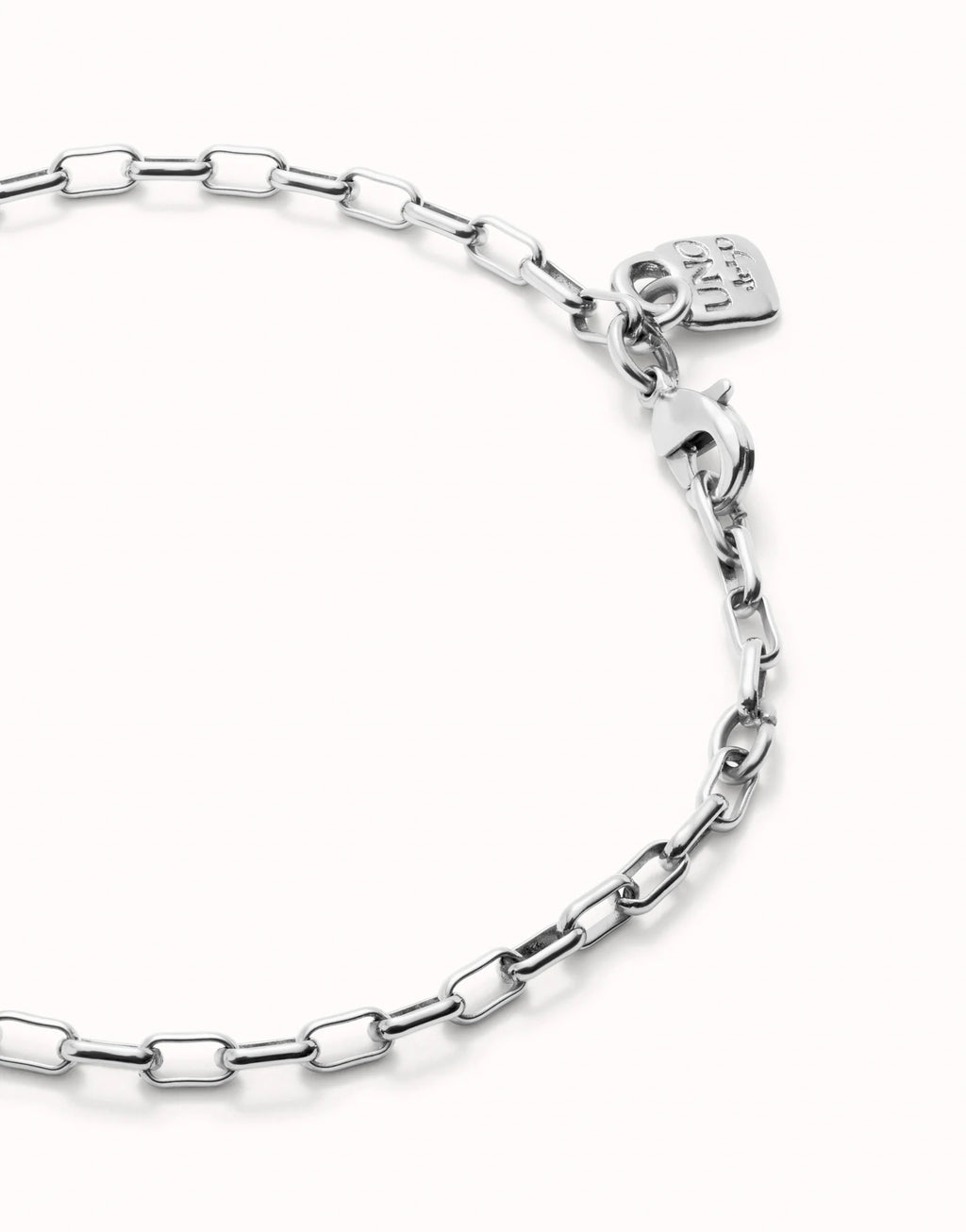 Uno de 50 Sterling silver-plated bracelet with mid-sized links