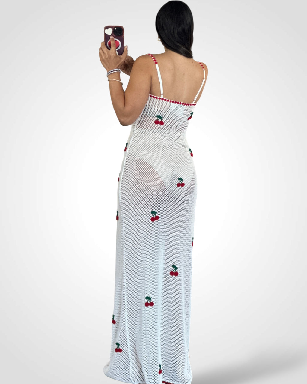 Whitecherry Crochet Maxi Dress