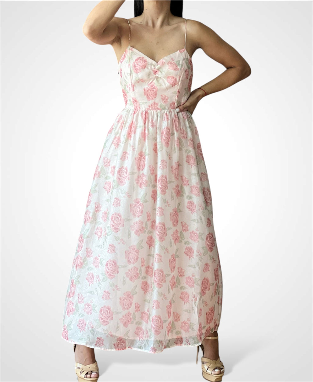 Pink Floral Dress
