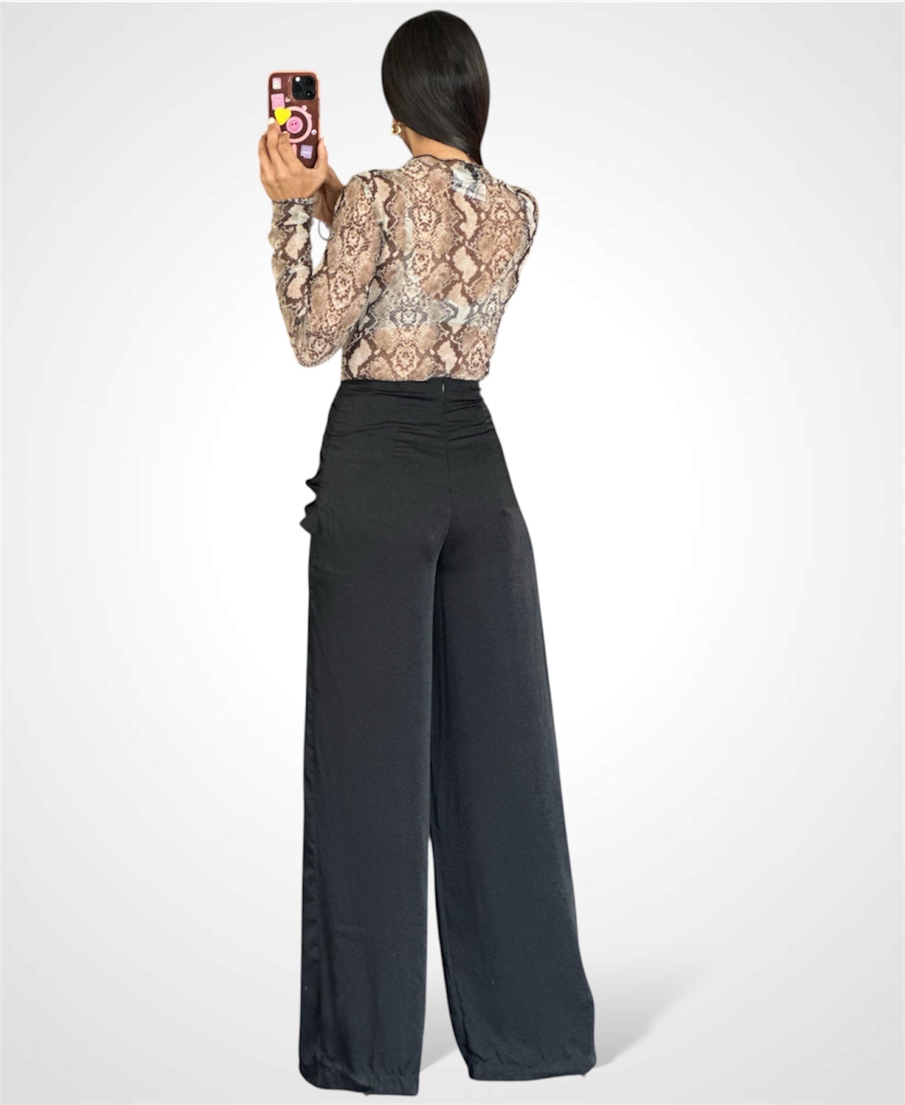 FRONT TIE PANTS