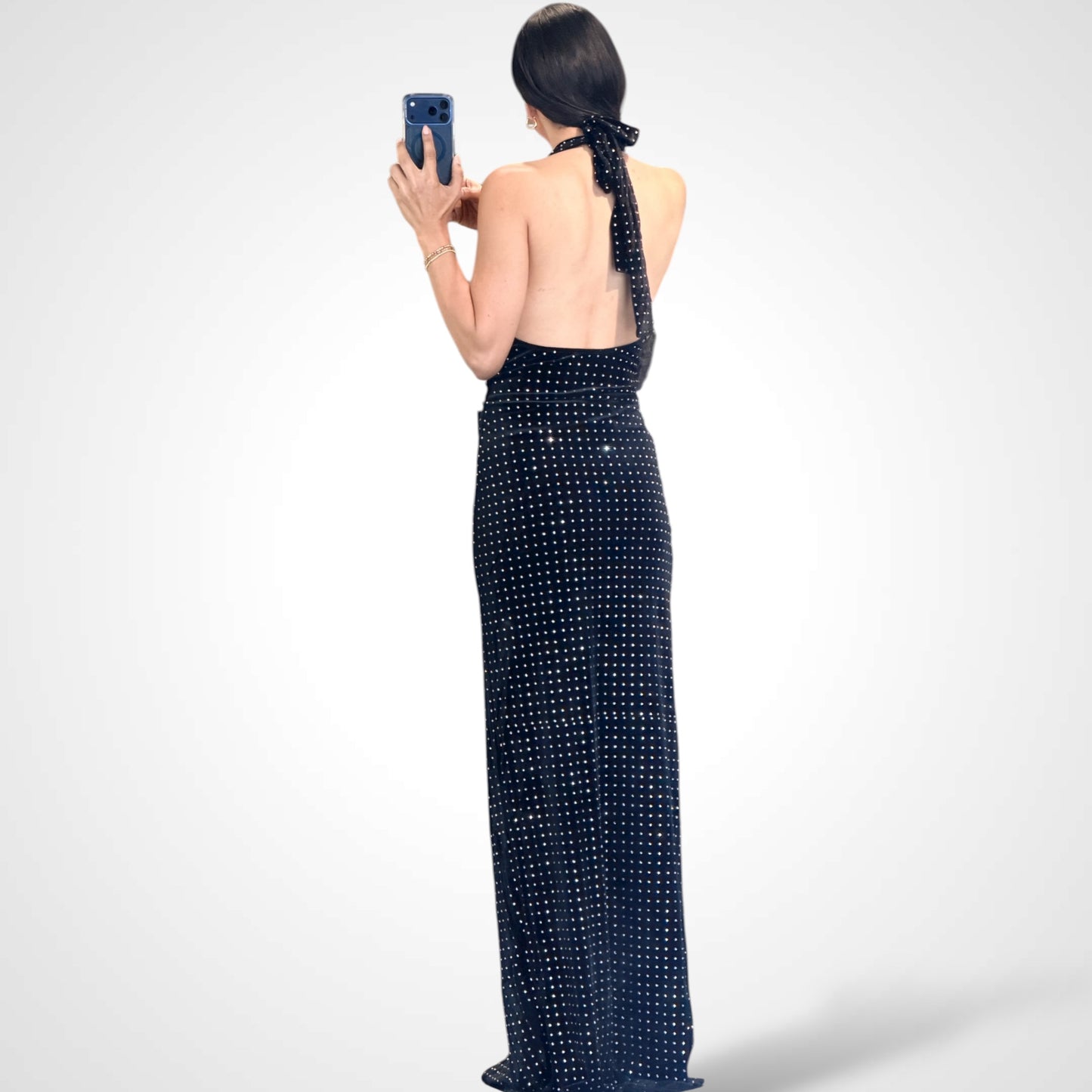 BLACK ANAYA  MAXI DRESS