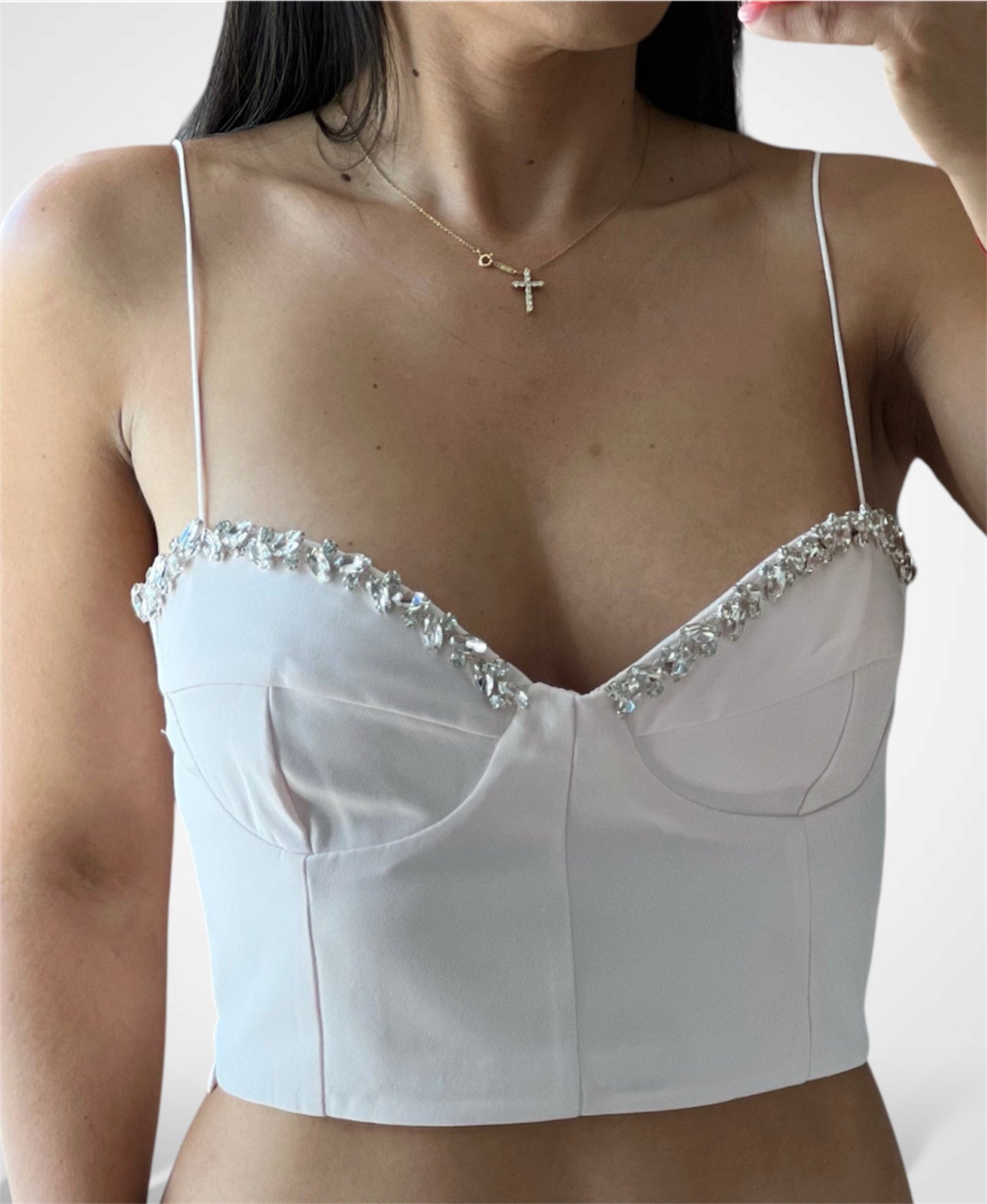 Baby Pink Crop Top