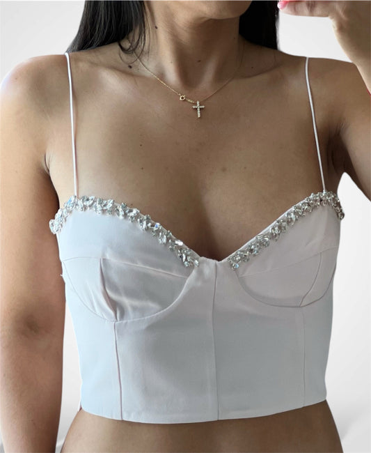 Baby Pink Crop Top