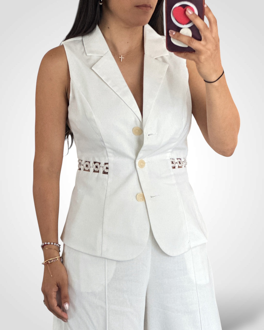 Solid Color Pants Set