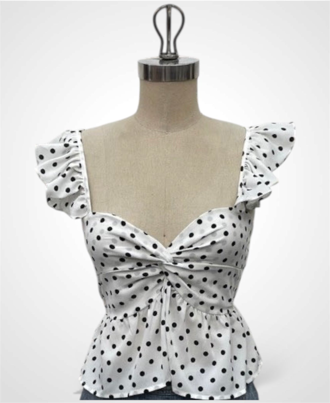 POLKA DOT TOP•-1