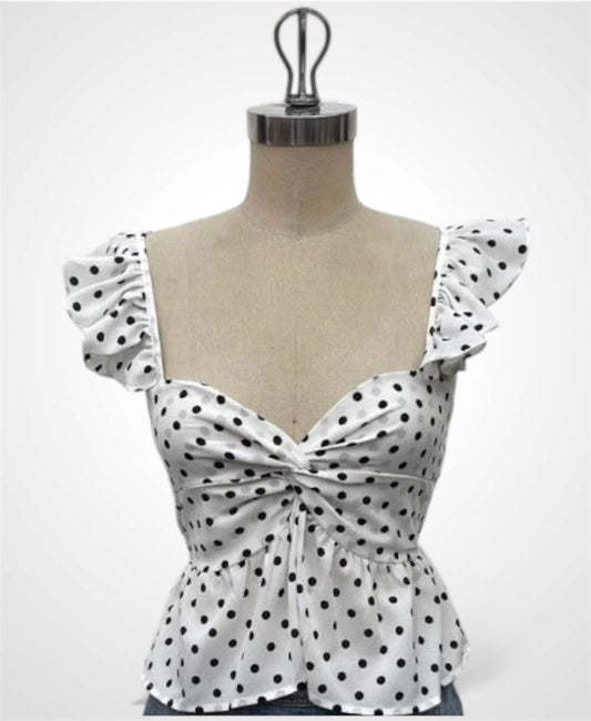 POLKA DOT TOP