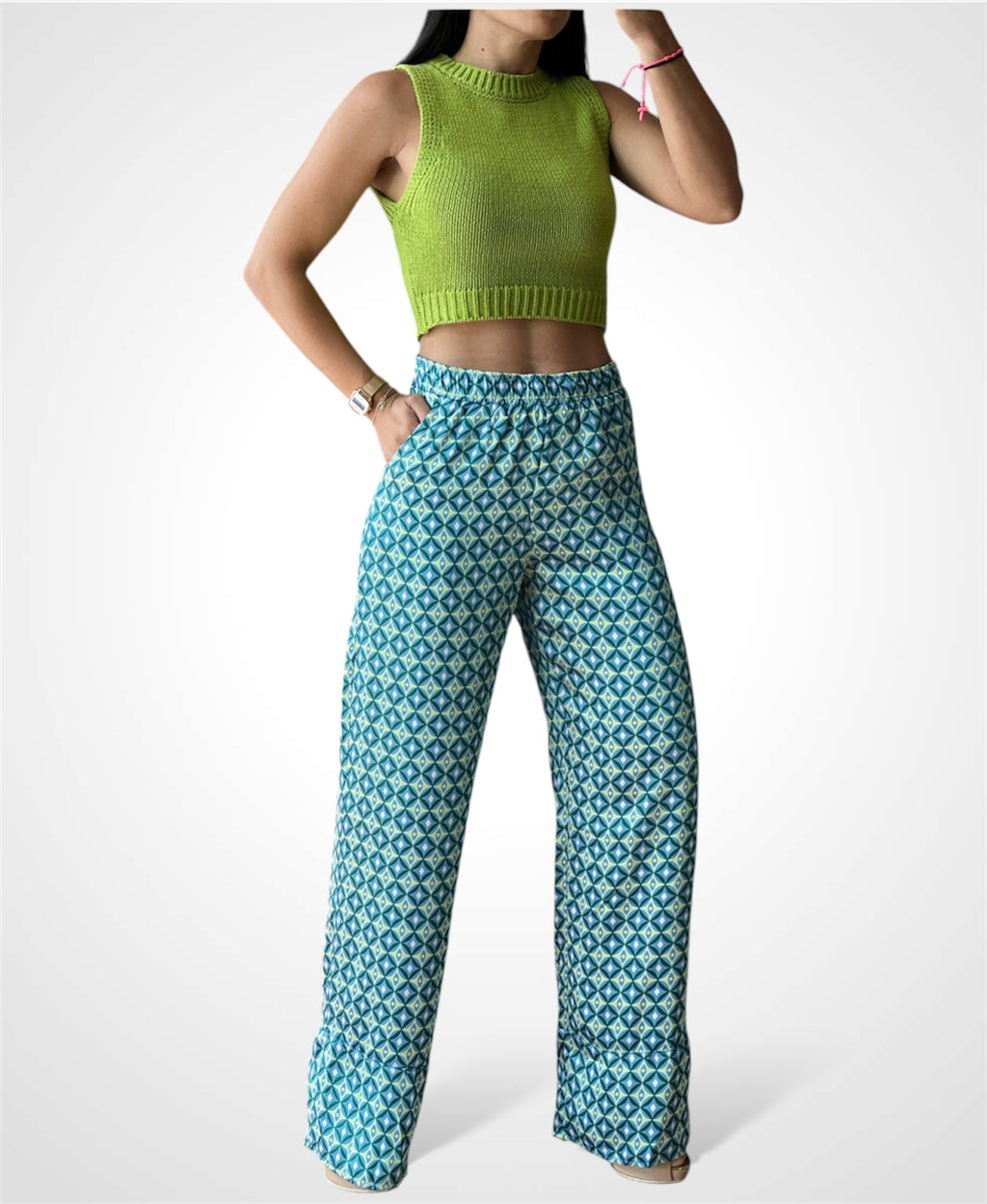Blue Lime Pants