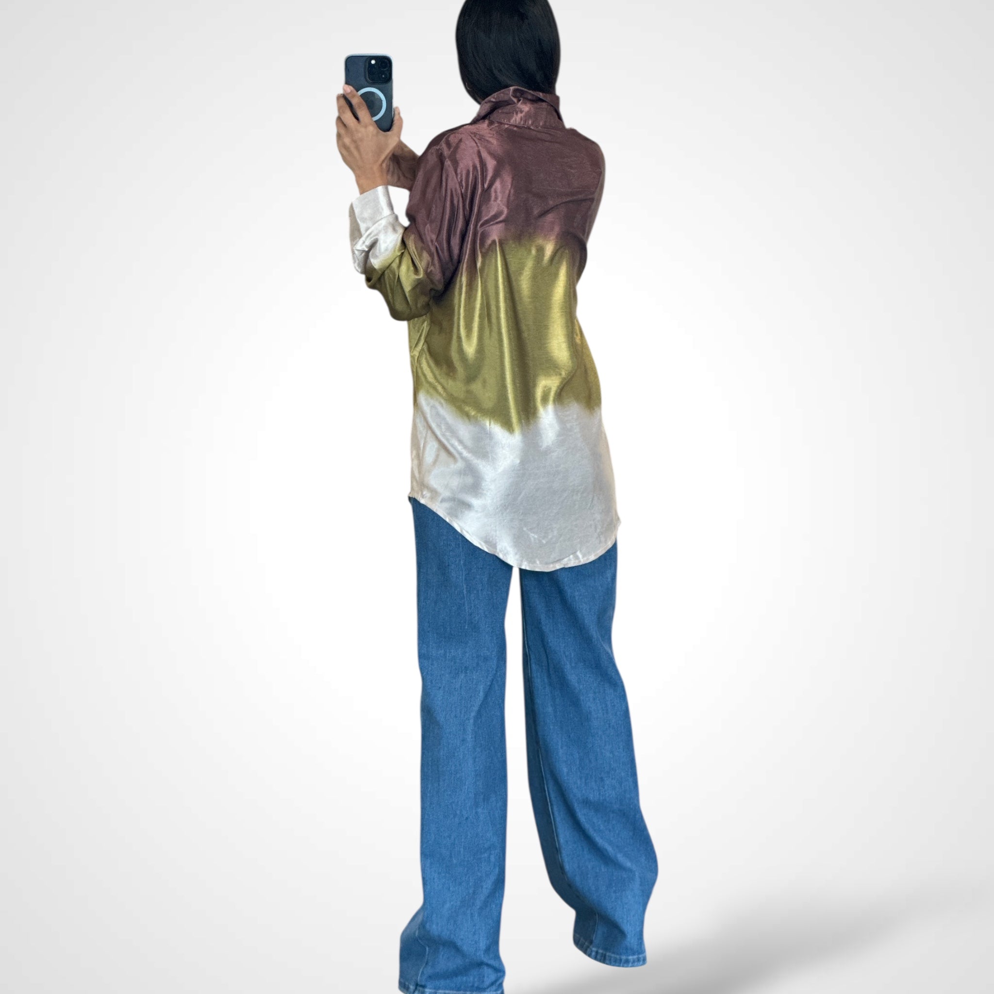 MULTICOLOR LONG SLEEVE BLOUSE