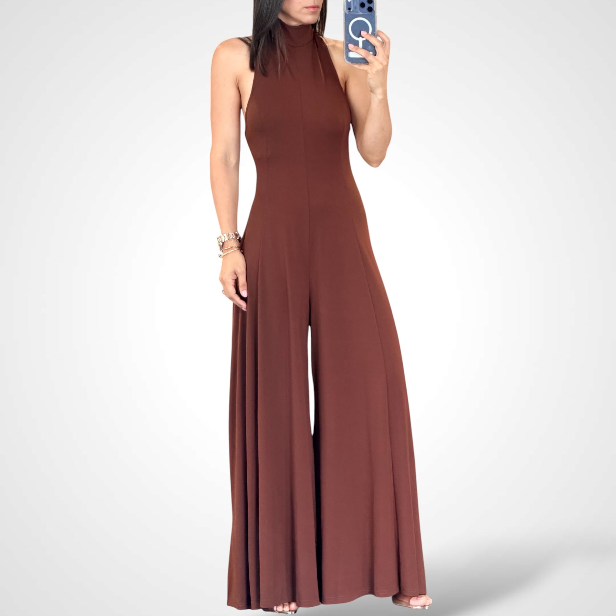 SLEEVELESS HALTER NECK JUMPSUIT-1