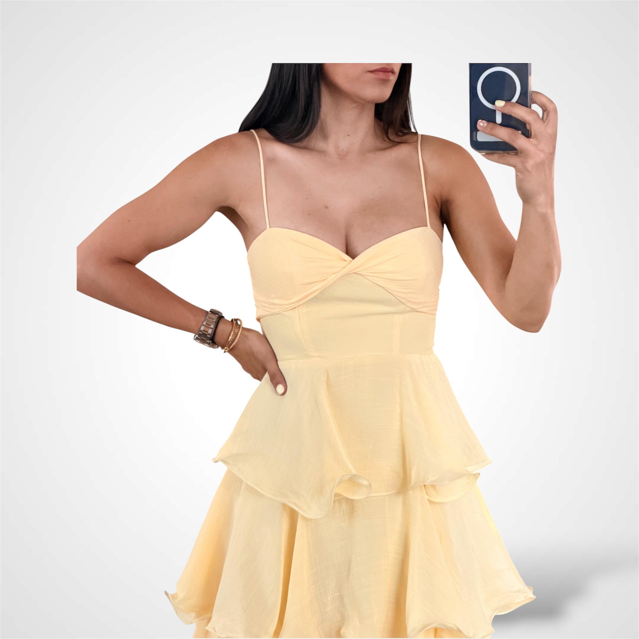 Agatha Yellow Maxi Dress-2