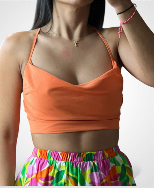 Papaya Crop Top