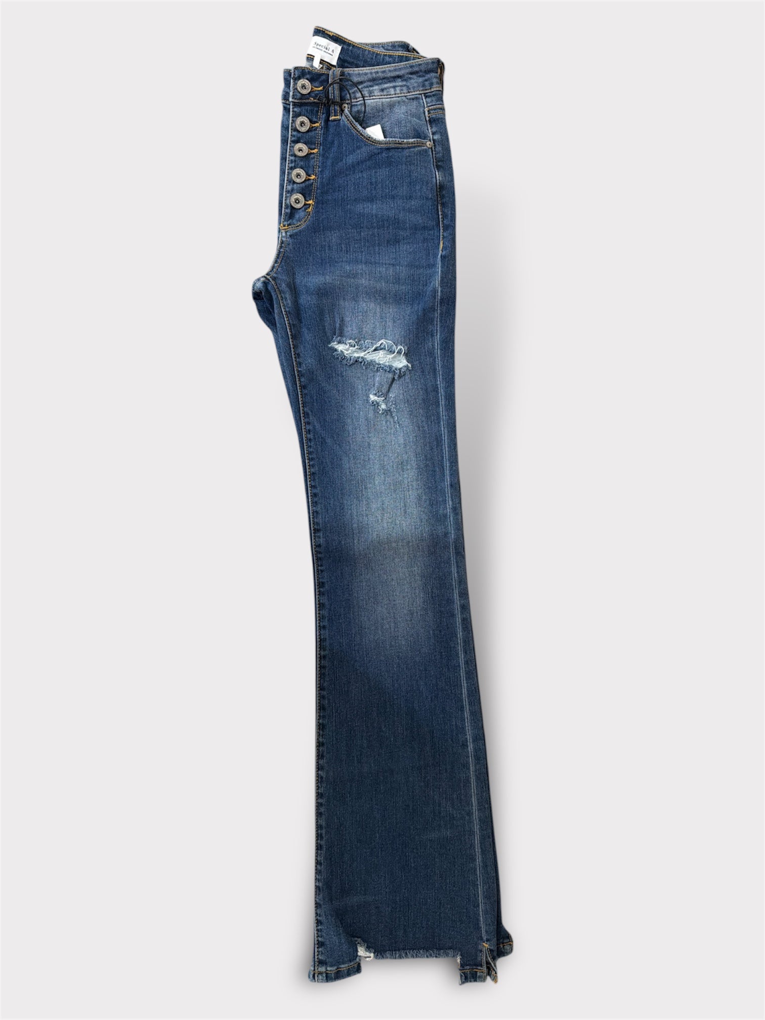 Denim Buttom High Waist•