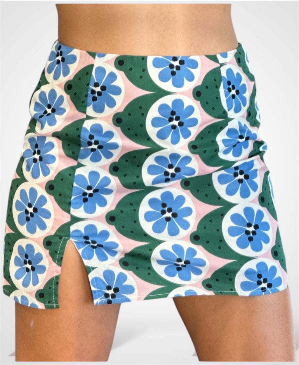 Summer Print Mini Skirt