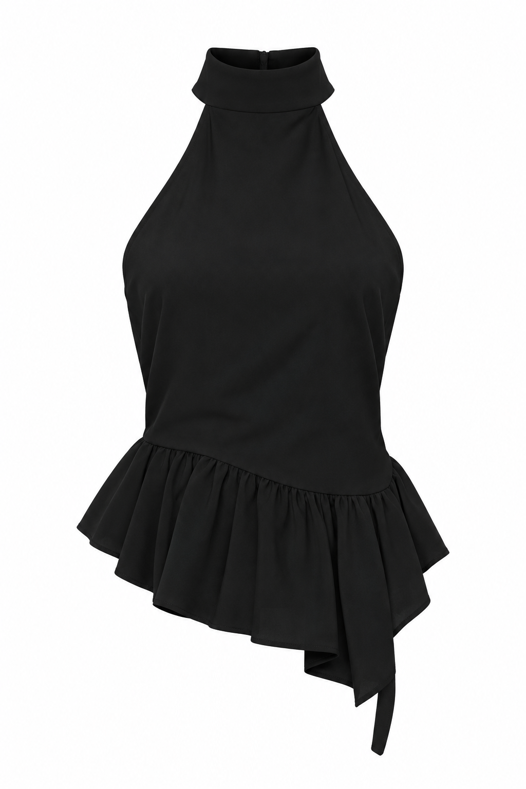 Halter Neck Asymmetrical Top-4