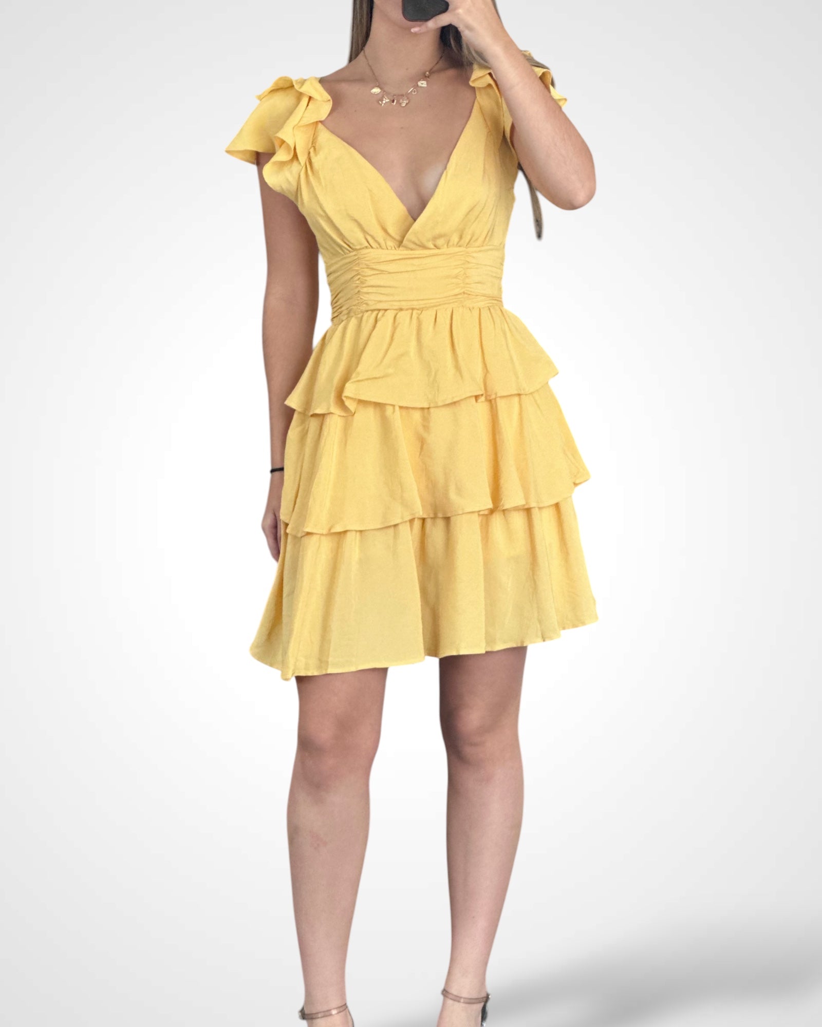Tier Layers Short Dress•-2