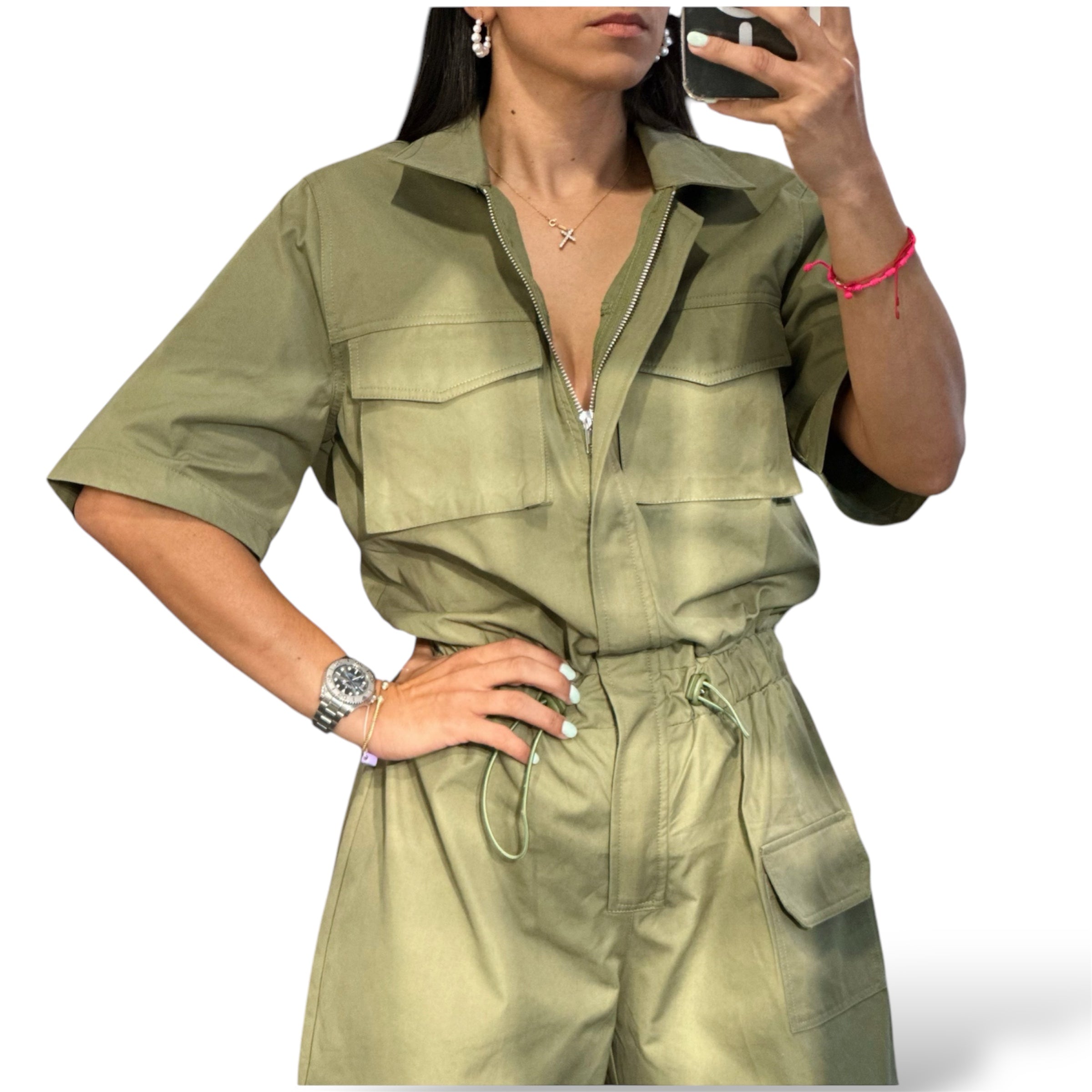 OLIVE JUMPSUIT•-2