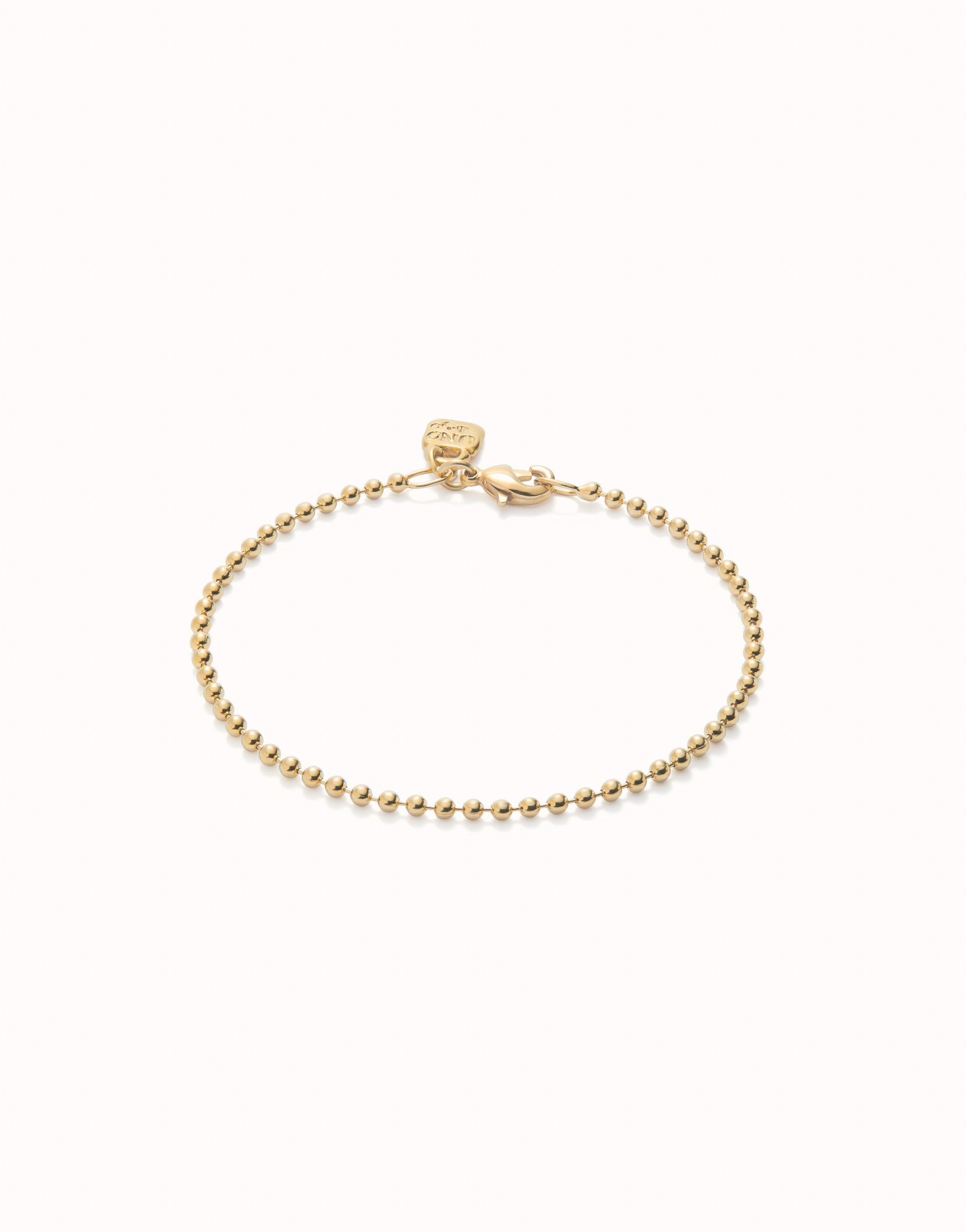 Uno de 50 18K gold-plated beads bracelet-1