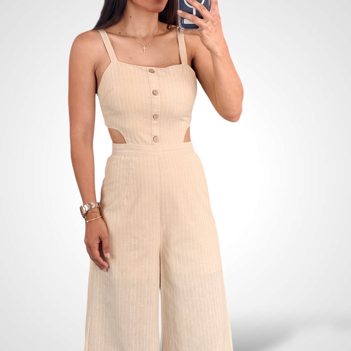 TAUPE JUMPSUIT