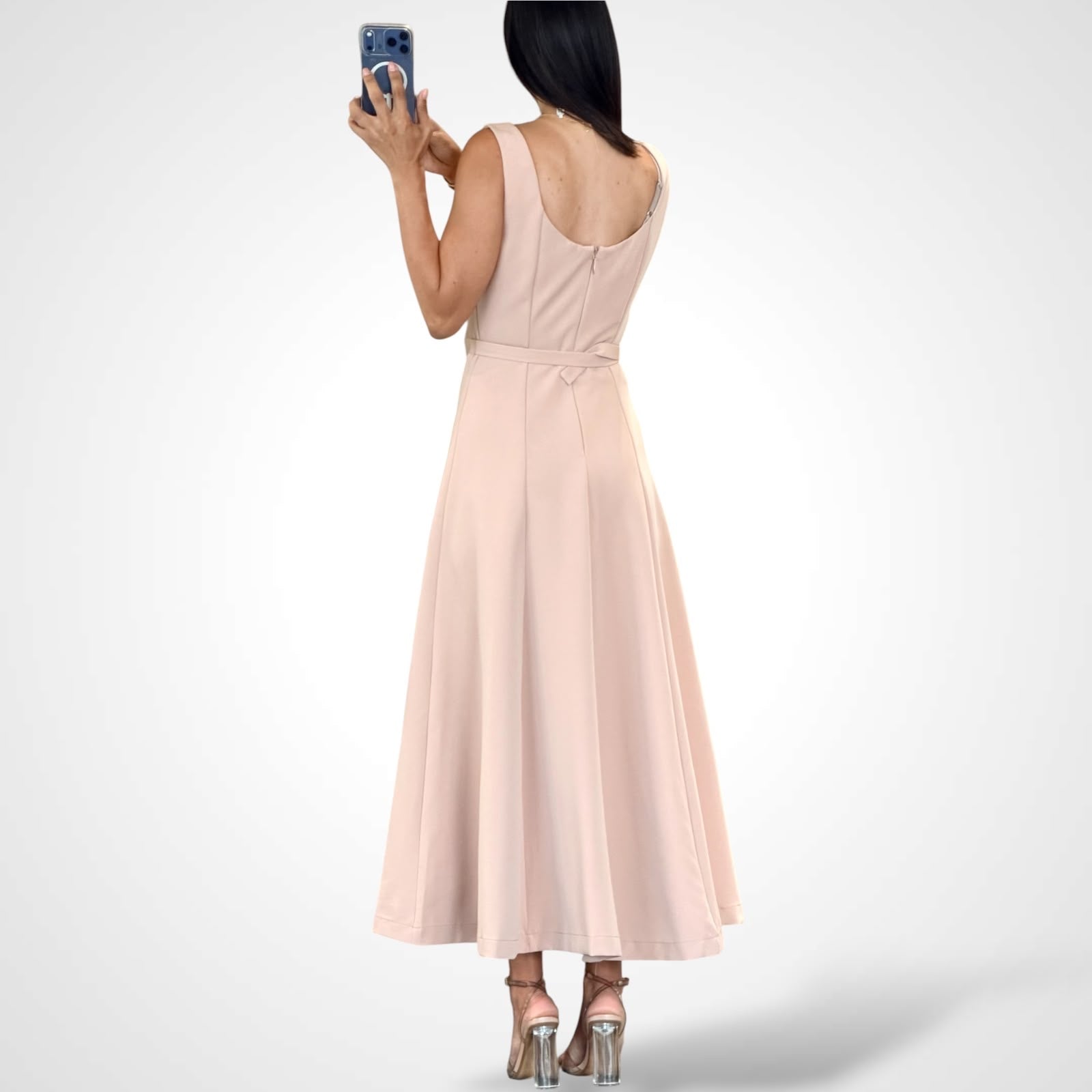 Blush Midi Dress-3