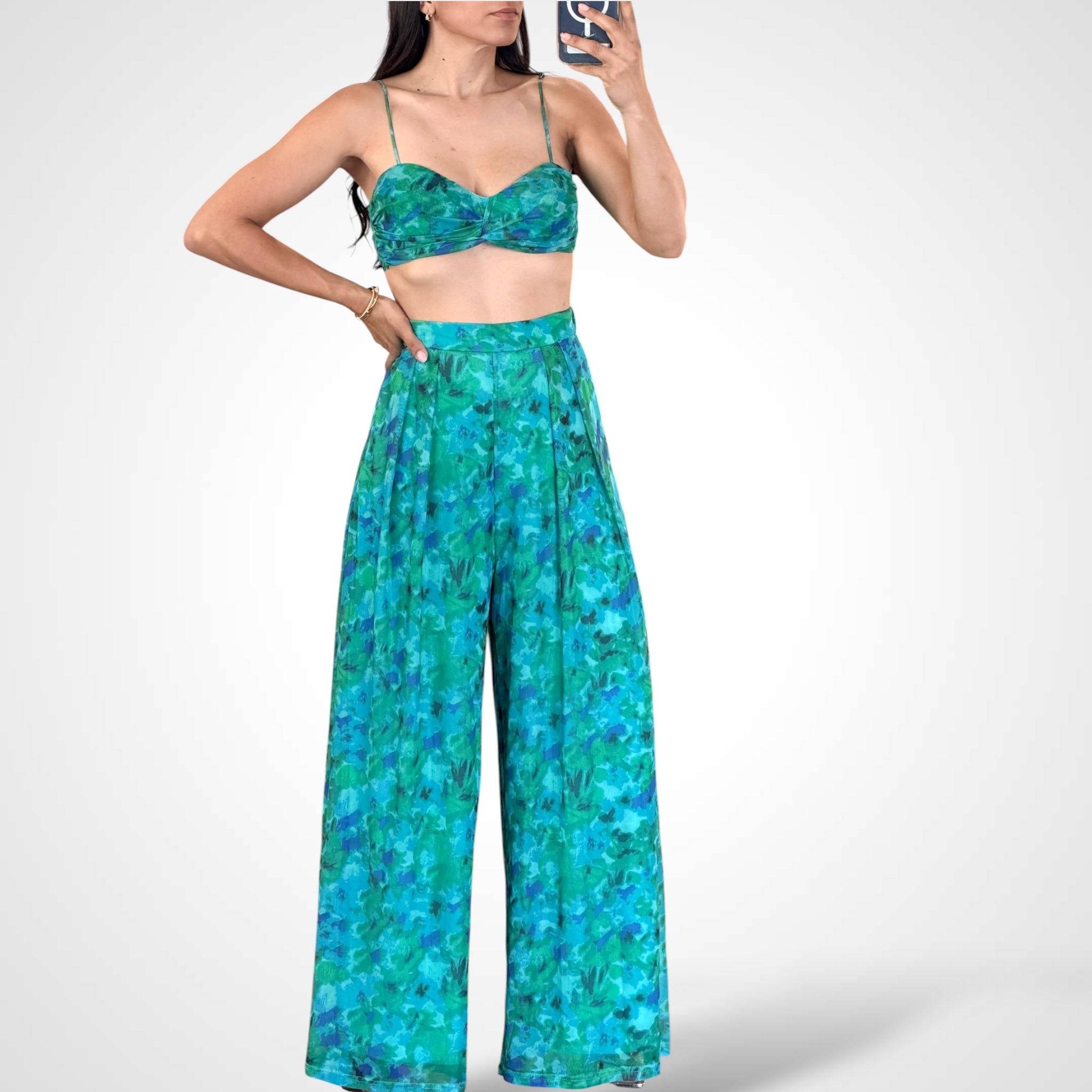 Green Two Piece Set•-1