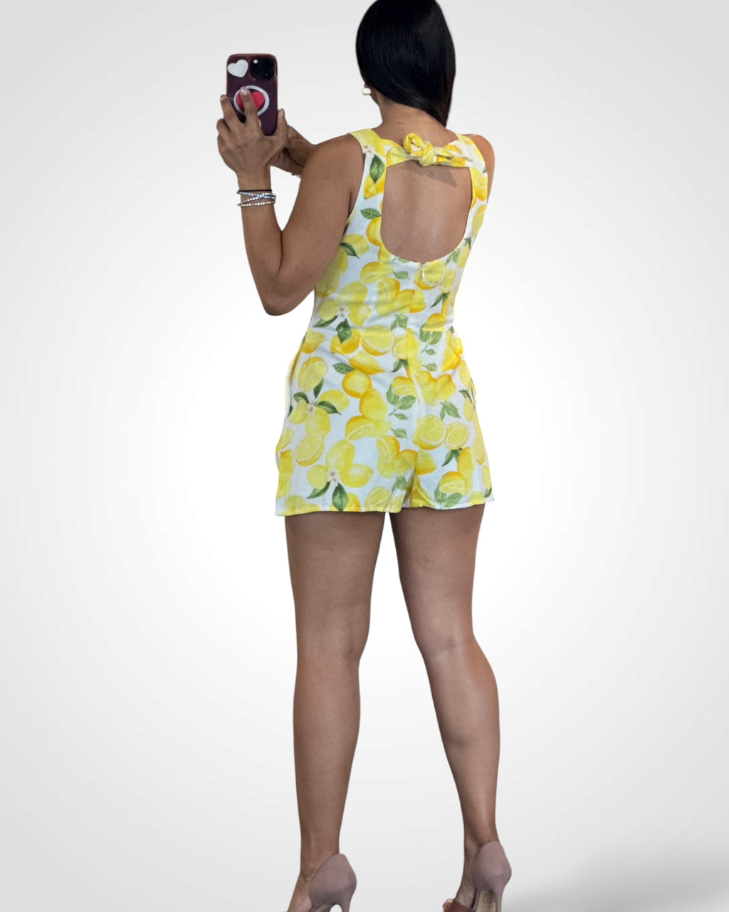 SJQ-BOAT NECK SLEEVELESS ROMPER