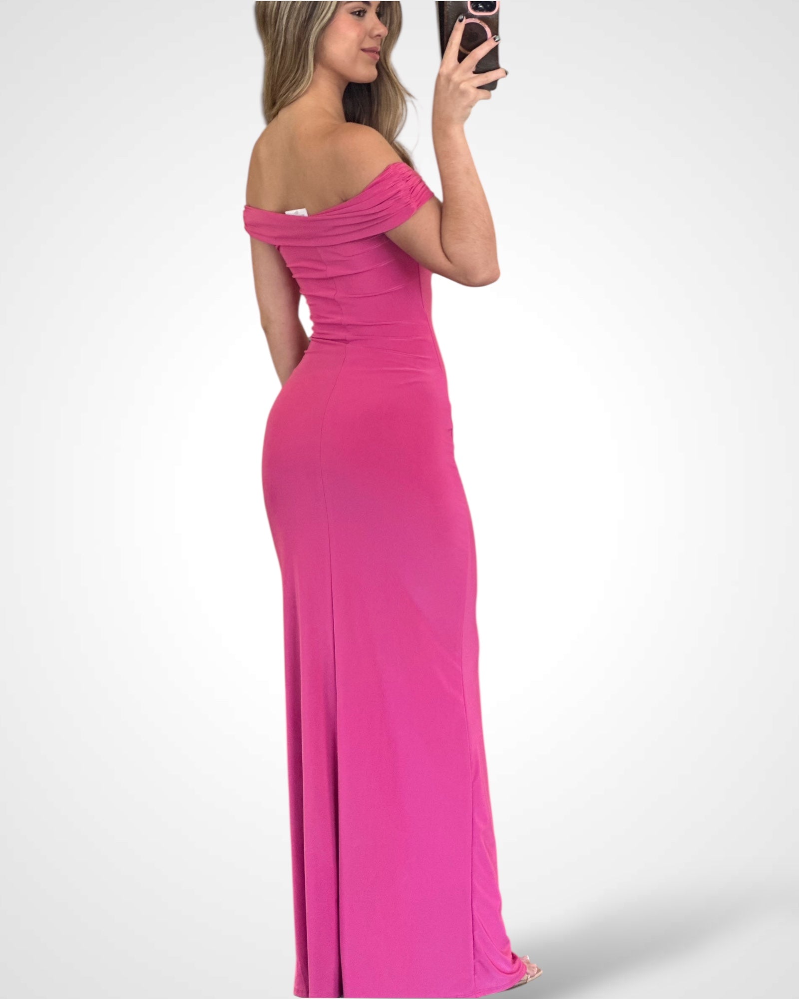 Off The Shoulder Maxi Dress-3