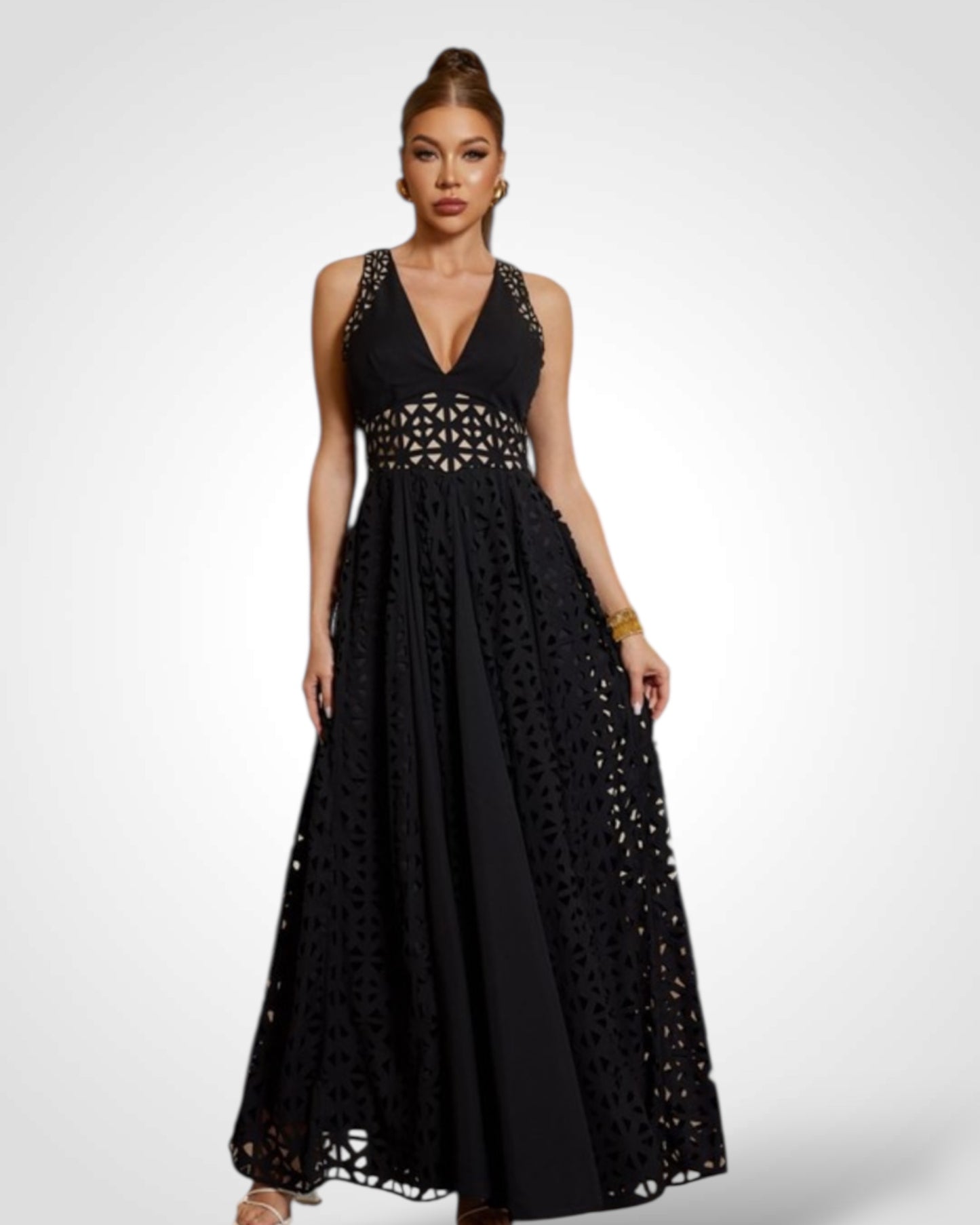 Solid Color Maxi Dress