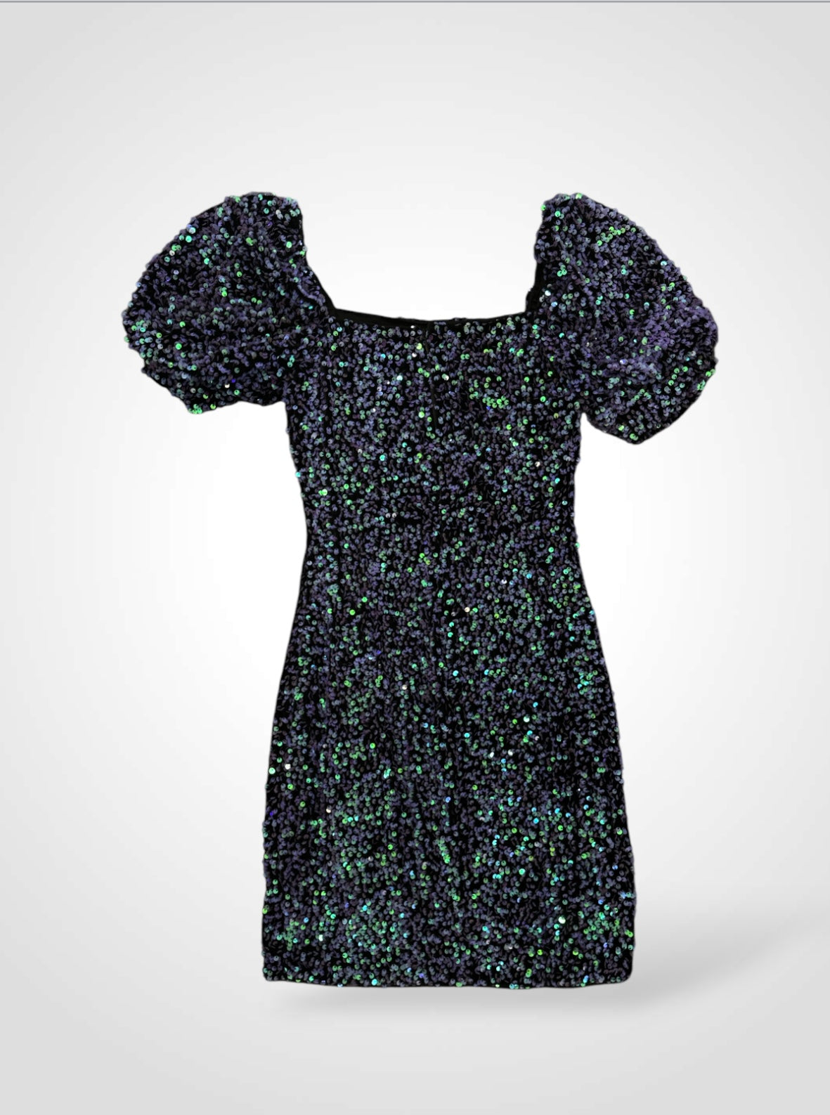 Sequin Lavender Dress•