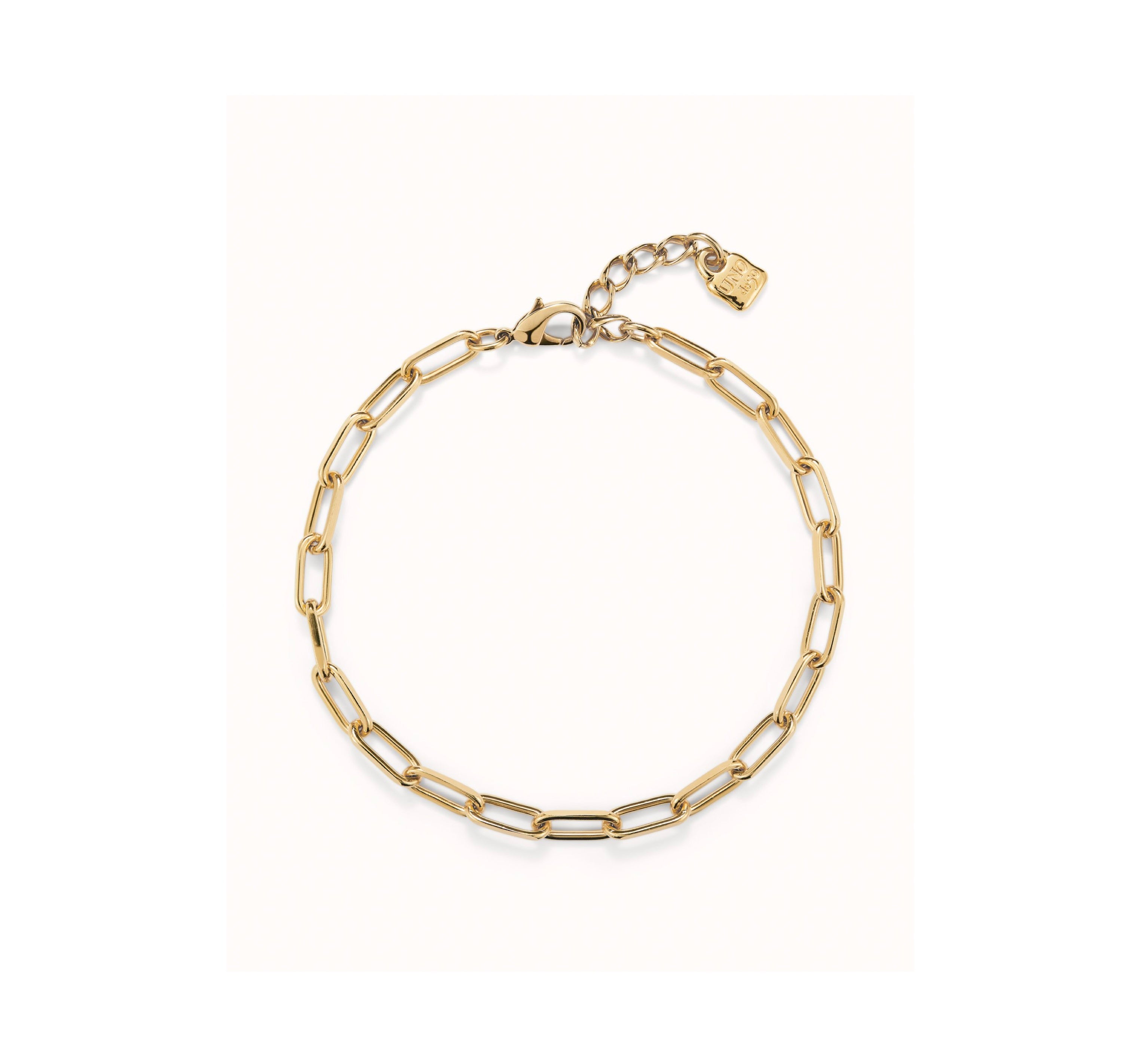 UNO D 50-18K gold-plated chain with links