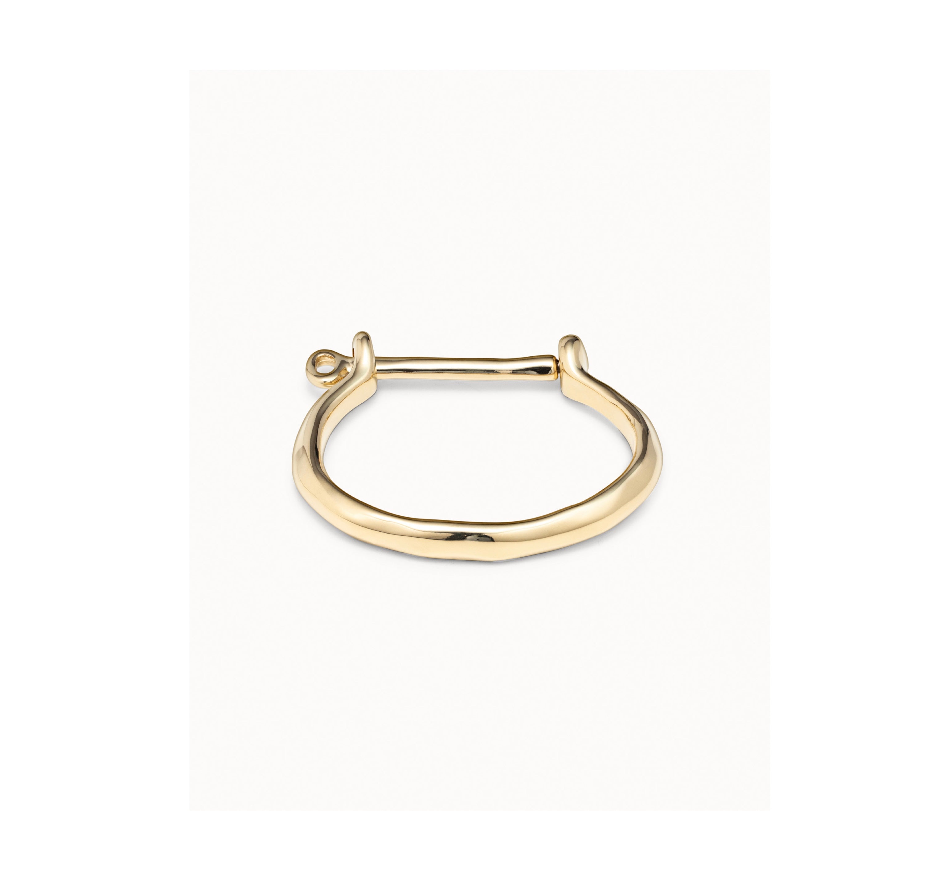 UNO D 50-18K gold-plated rigid bracelet•-1