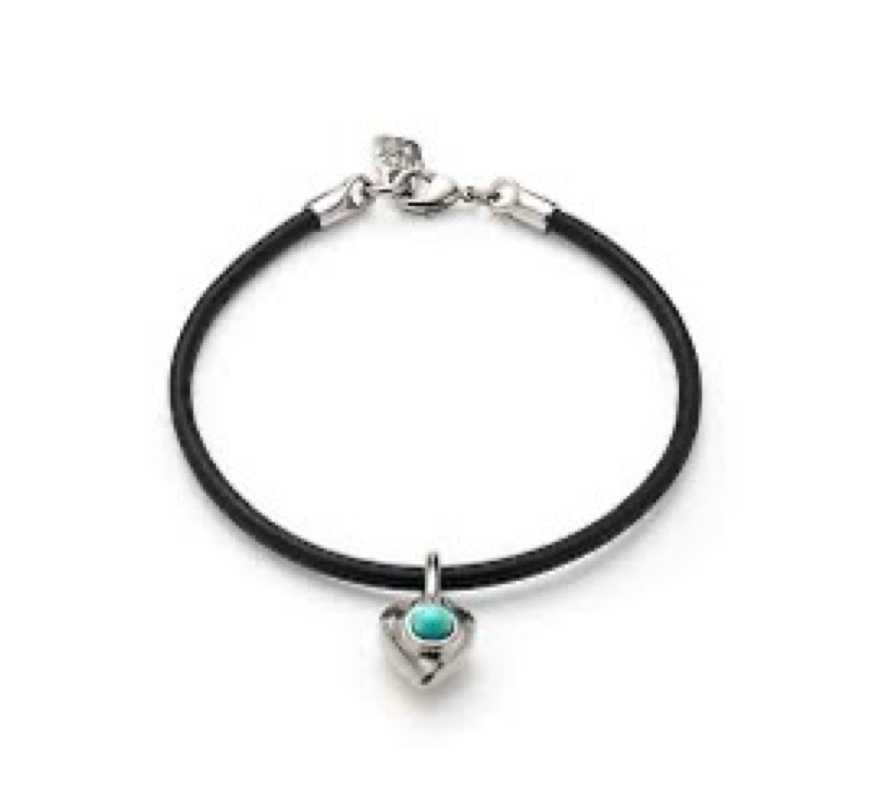 UNO D 50-SER UNICO BRACELET, LEATHER AND SILVER
PLATED•
