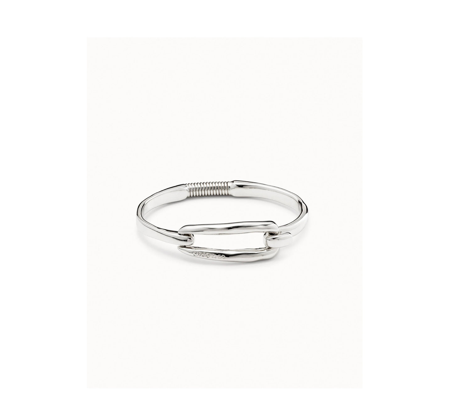 UNO D 50-Sterling silver-plated bracelet