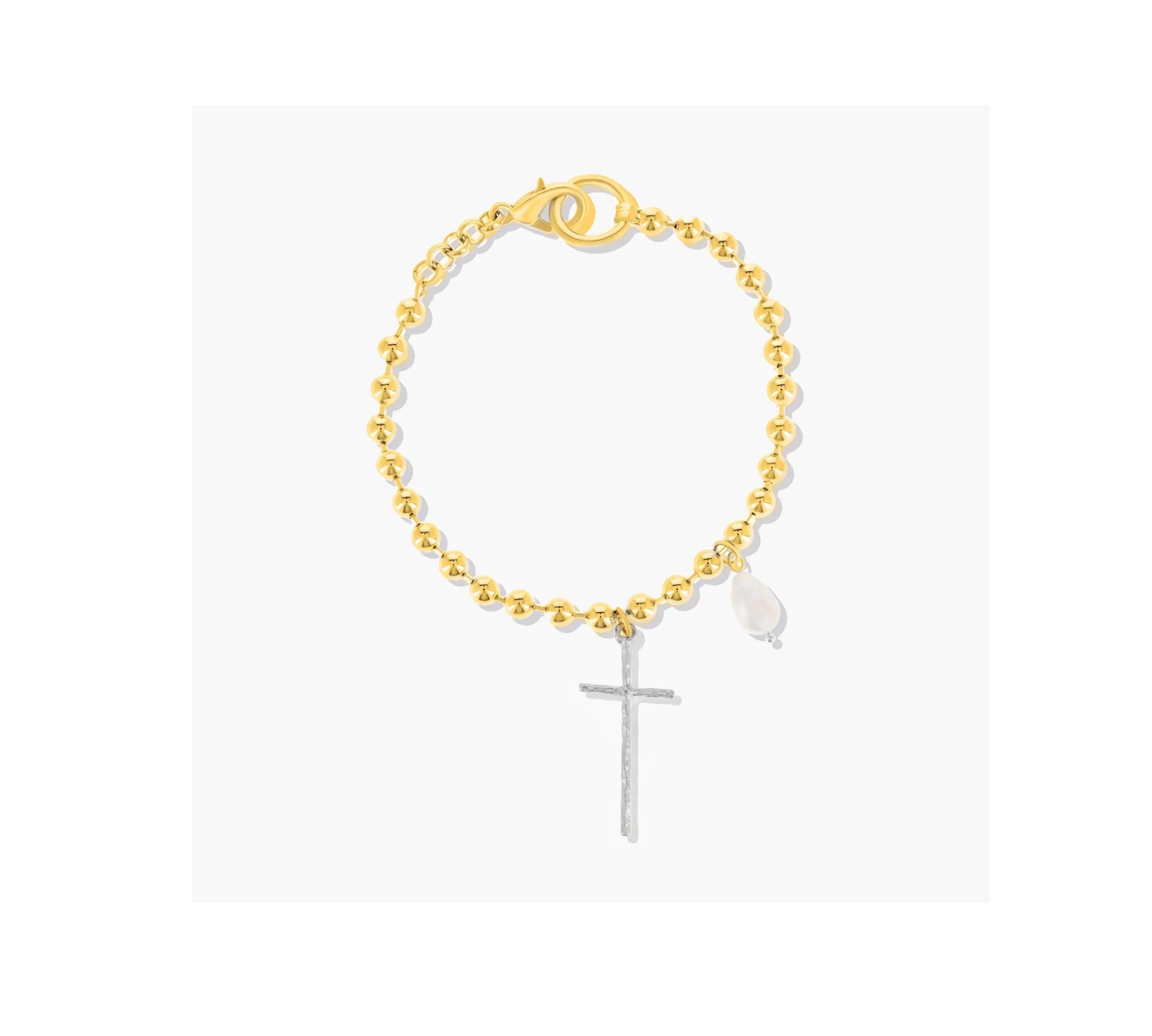 FC-CANA CROSS BRACELET GOLD