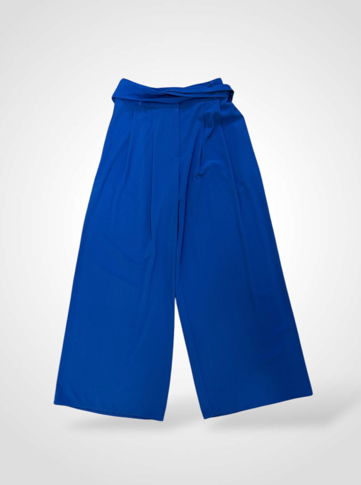 WIDE LEGS BLUE PANTS