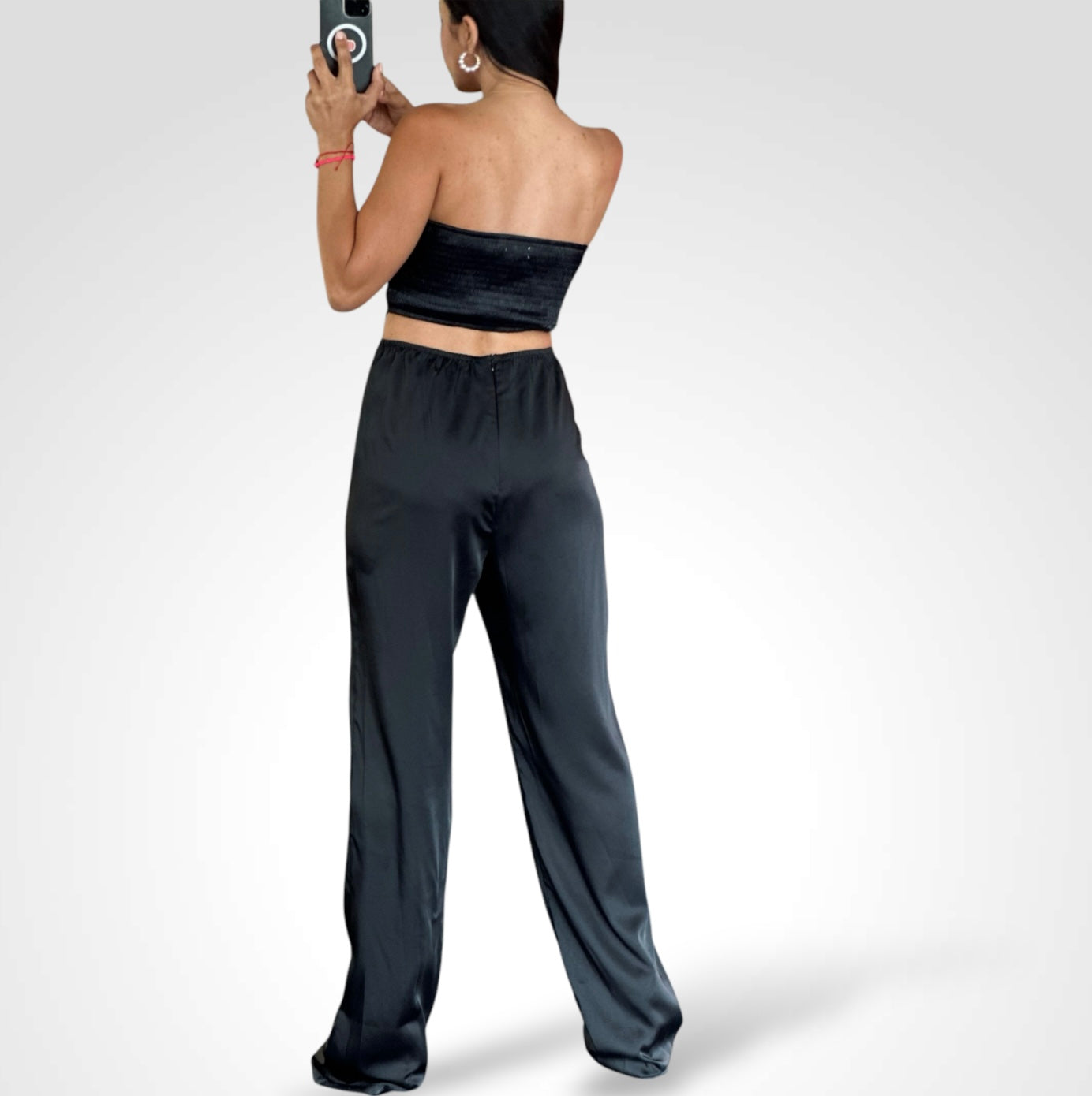LONG PANTS BLACK SET•-3