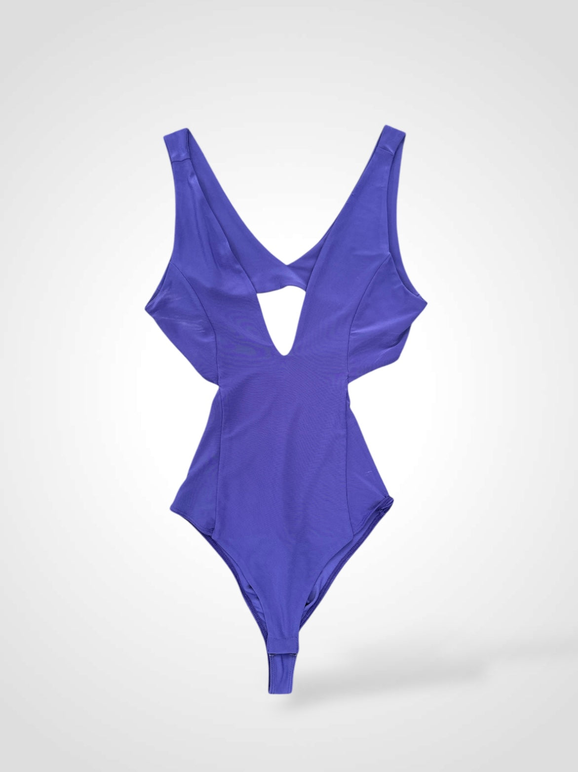 Grape Open Back Bodysuit•
