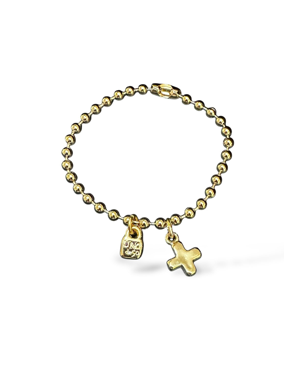 PULSERA DE CADENA CON CHARM CRUZ