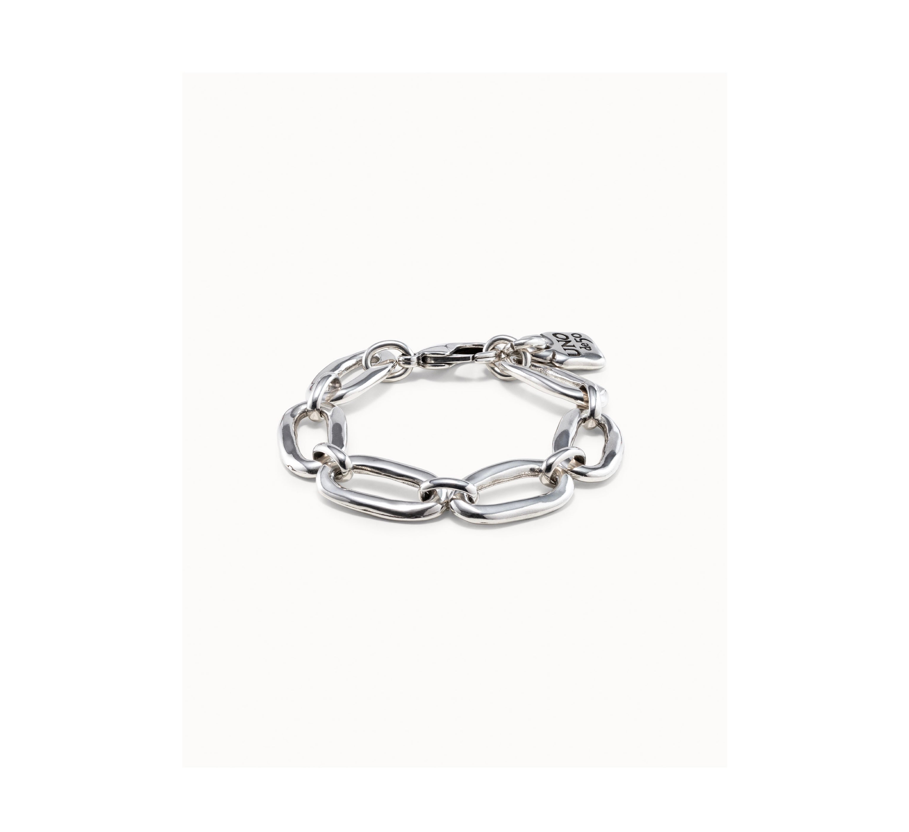 UNO D 50-Sterling silver-plated bracelet•