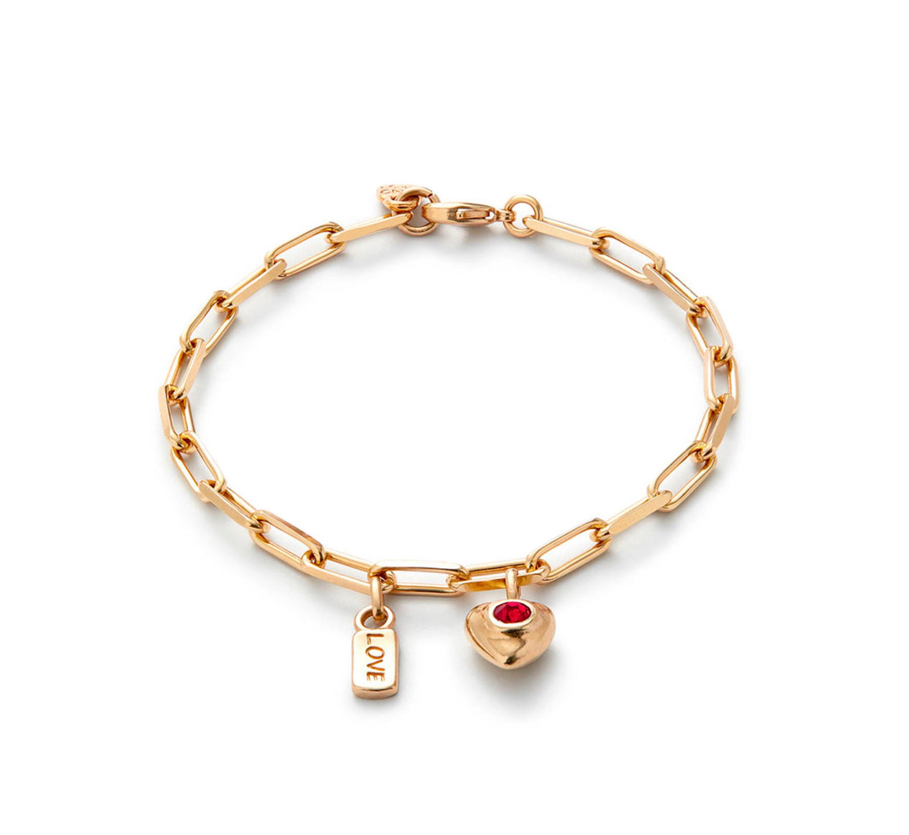 UNO D 50-GOLD PLEATED SER UNICO BRACELET
