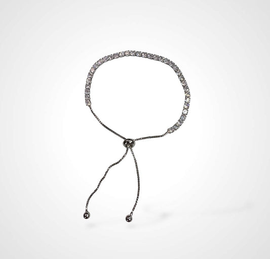 ARIA'S BRILLIANT SILVER ADJUSTABLE BRACELET24