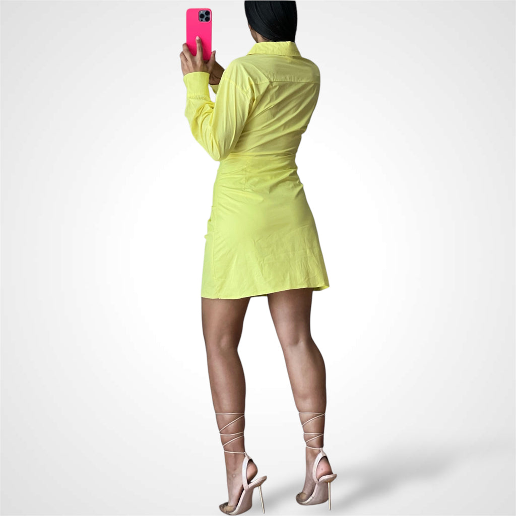 Front Shirt Mini Dress