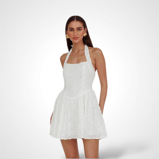 Halter Embellished Mini