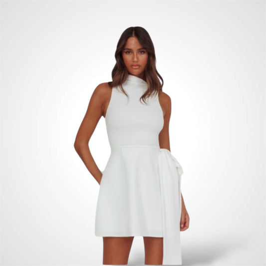 Boat Bodice Mini Dress
