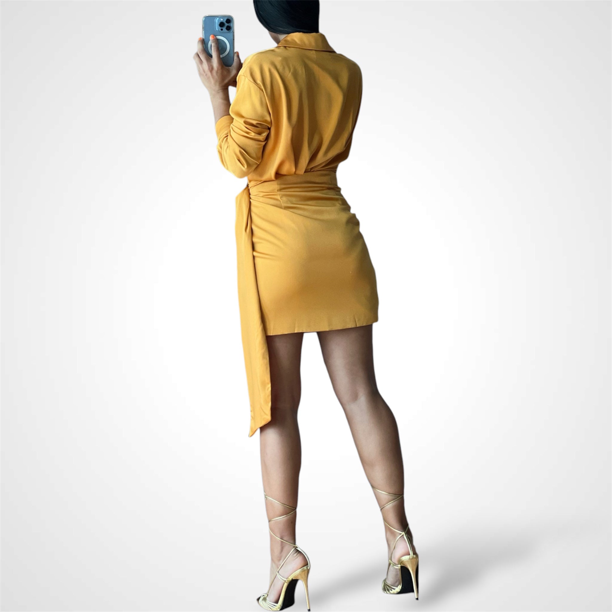 Honey O’ring Collar Dress•-3