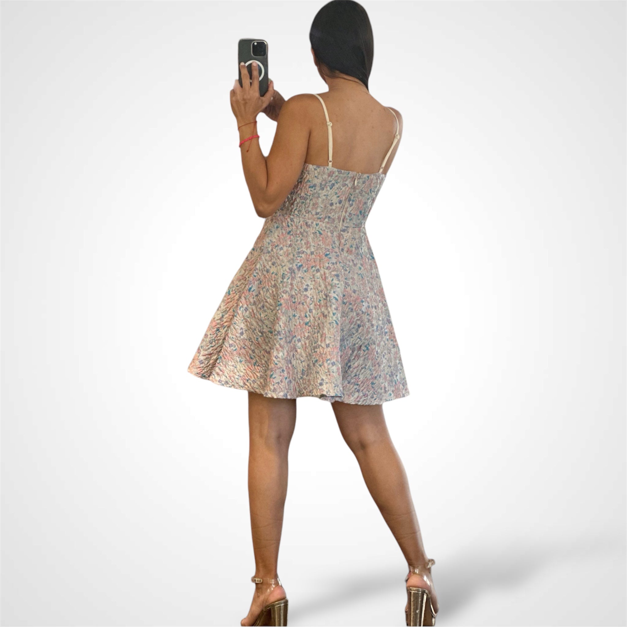 LAVENDER MULTI COCKTAIL DRESS•-3