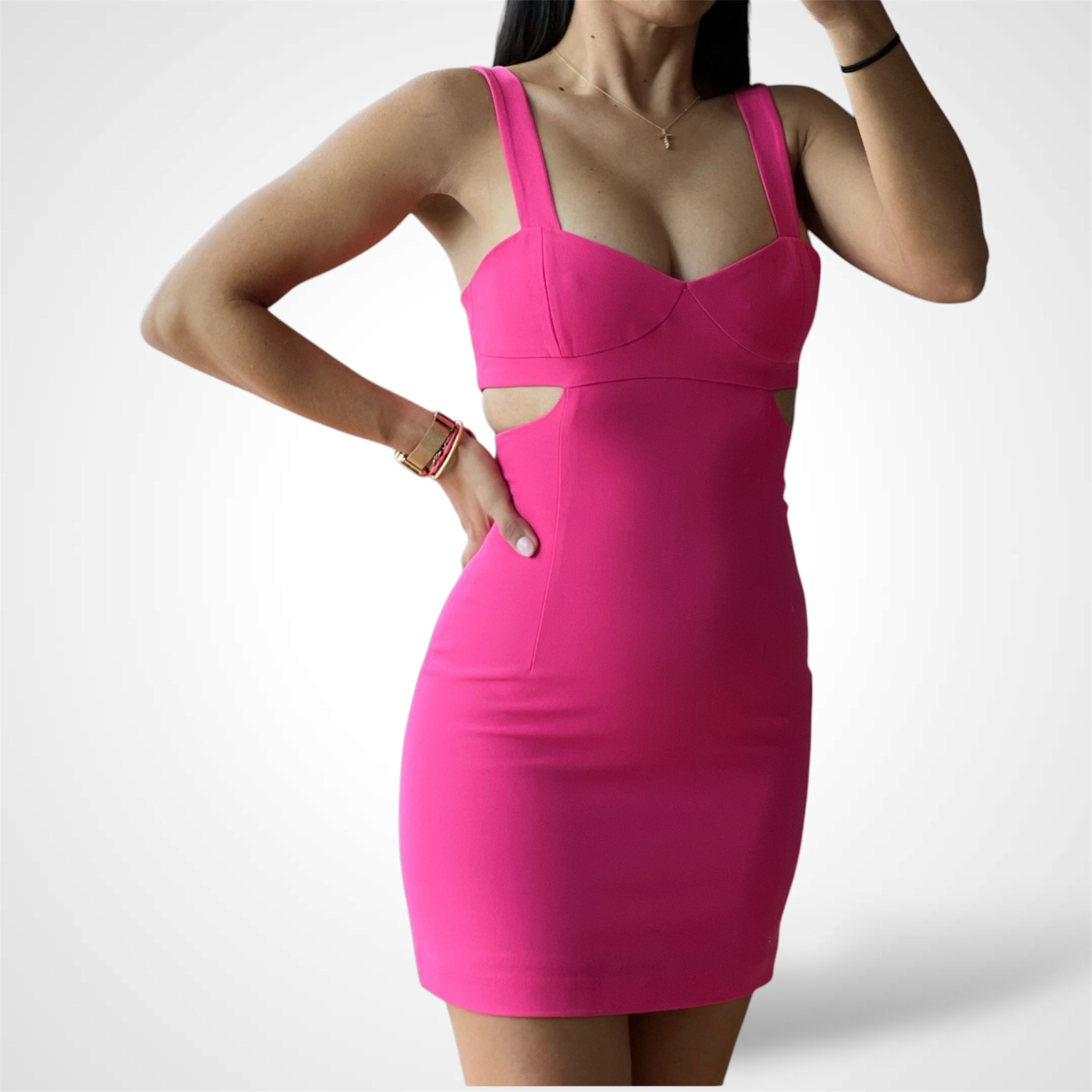Cutout Mini Dress•-2