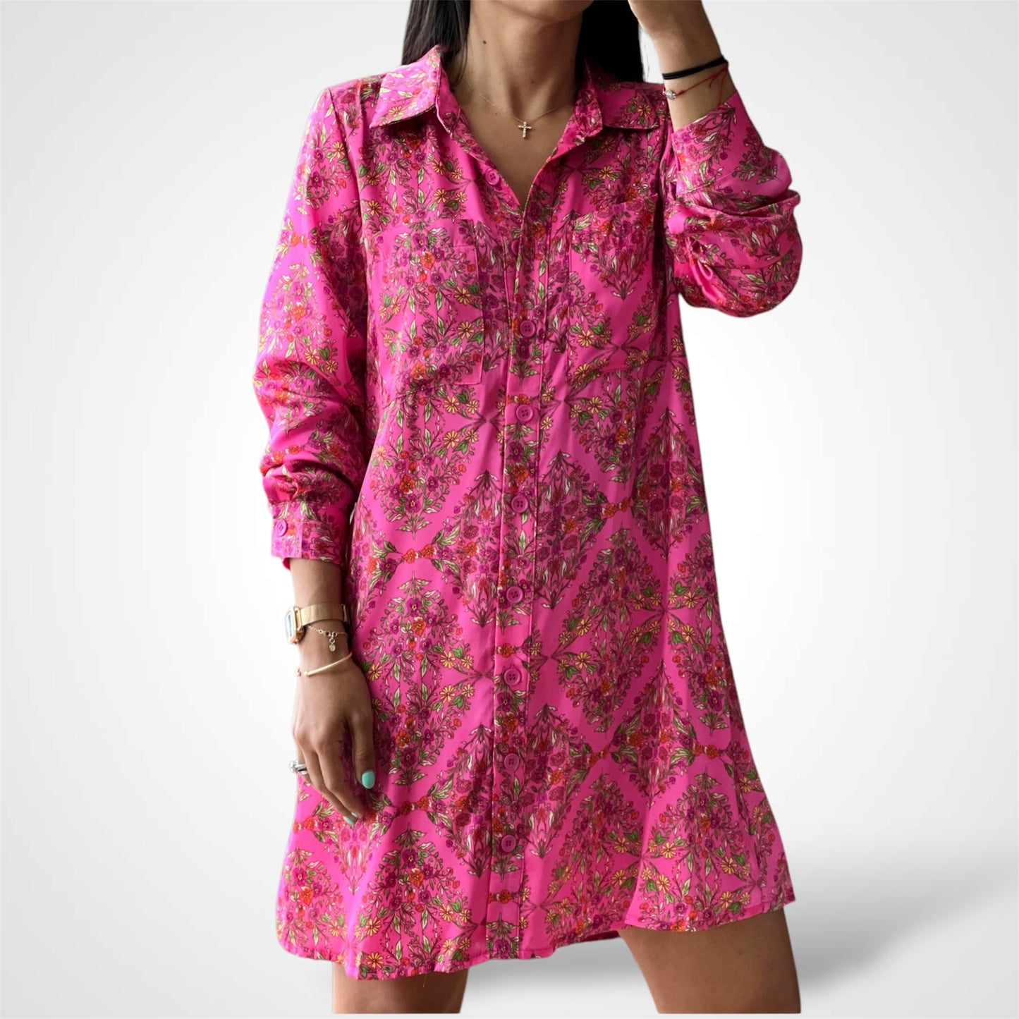 Della Shirt Dress